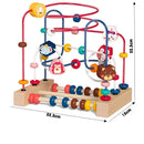 Ábaco de Madeira Educativo Montessori Matemática