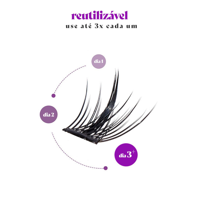 InstaWink - Cílios Postiços De Autoaplicação Que Não Precisam De Cola