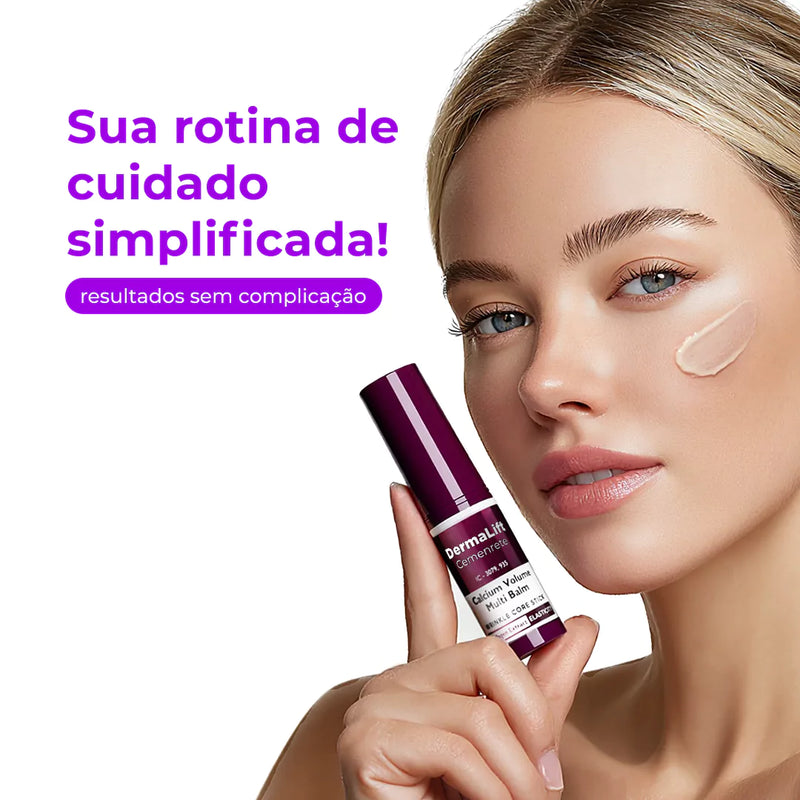 DermaLift – Bastão Firmador de Cálcio que Reativa a Elasticidade da Pele e Clareia as Olheiras