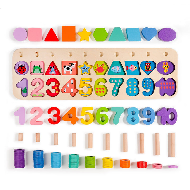 Tabuleiro Montessori Educativo