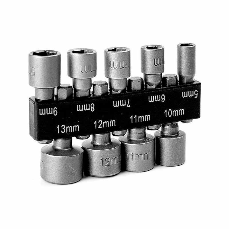 SoquetePro© - Conjunto Magnético De Chaves Soquete Para Instalação e Remoção Rápida De Parafusos Sextavados