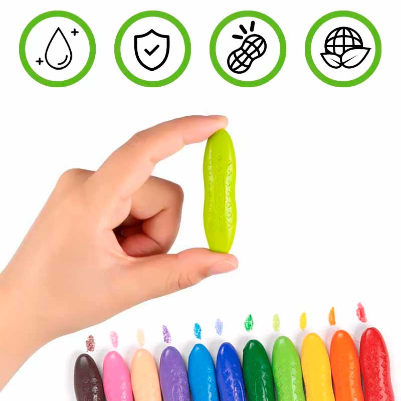 AmendoGiz© - Giz De Cera De Amendoim Anti-Sujeira