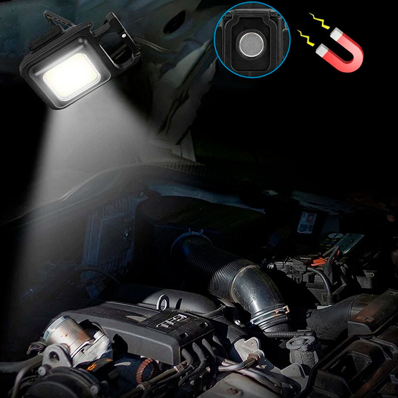 Luminus Pro - Chaveiro Magnético Com Lanterna De Alta Potência (1200 lm)