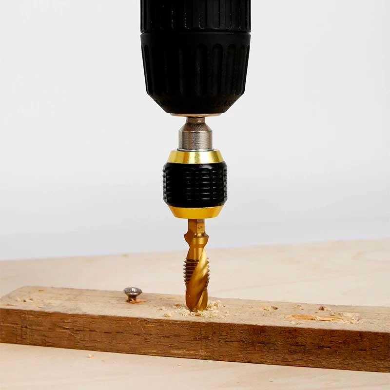 Drill Changer© - Adaptador Para Troca Instantânea De Brocas