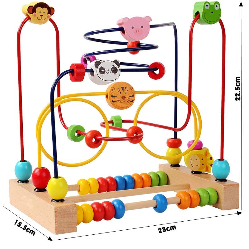 Ábaco de Madeira Educativo Montessori Matemática
