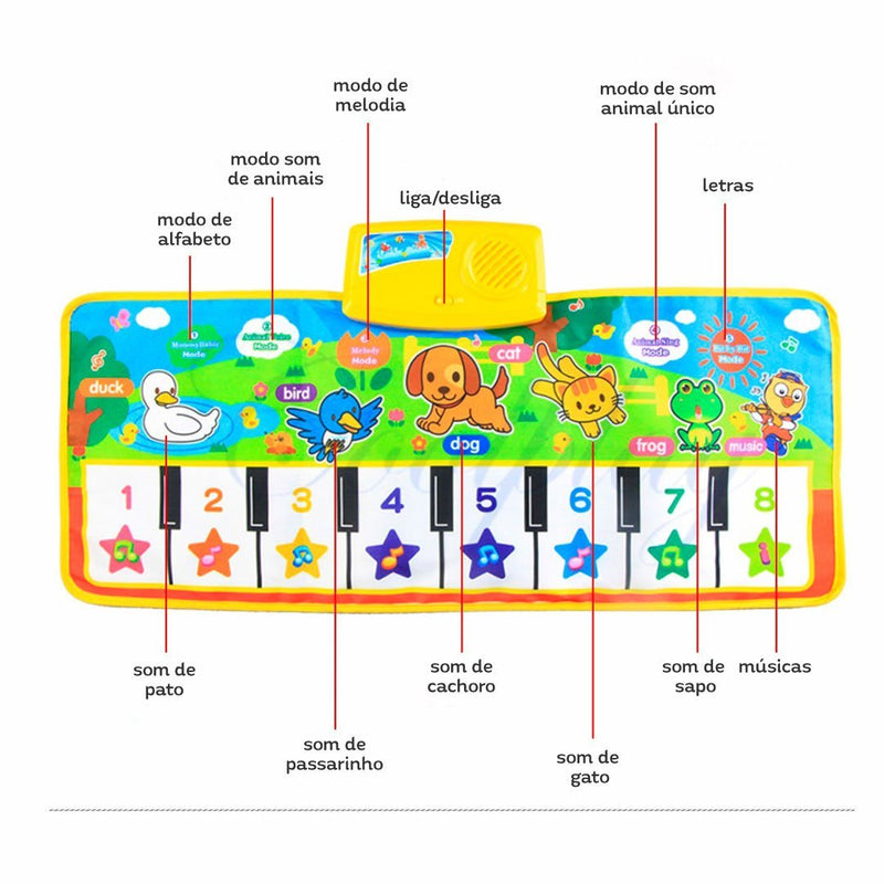 Tapete Musical Piano